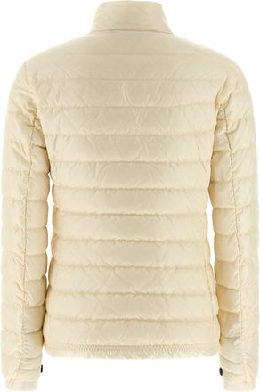 Moncler Womens White Polyamide Full-Length Jacket Clothing
