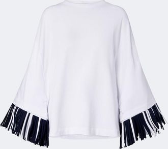 Jacquemus Cabana fringed cotton jersey T-shirt