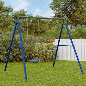 vidaXL Vidaxl - Juego De Columpios De Exterior Con Columpio Y Escalera