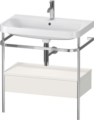 Duravit Set C-bonded Duravit Happy D.2 Plus Con Consola Met&aacute;lica Y Caj&oacute;n