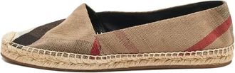 Burberry Espadrillas a quadri - Marrone
