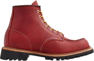 Red Wing Shoes Lace-up Boots, male, Red, Size: 9 1/2 US Norway Moc Toe Oro Russet Lace-up Boots