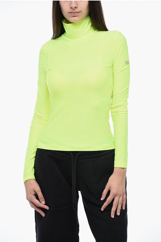 Stretchy T-URTLE_G1 Top with Turtleneck size Xxs