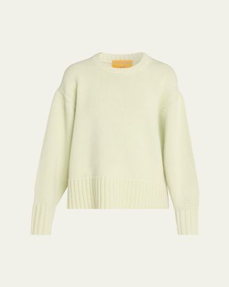 Guest In Residence Cozy Cashmere Crewneck Sweater