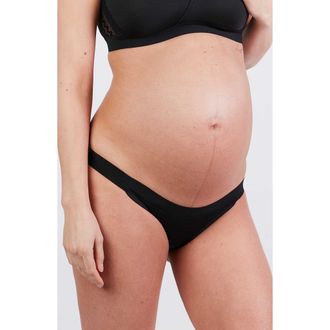 Cache Coeur Serena Maternity Brief in Black at Nordstrom, Size X-Large