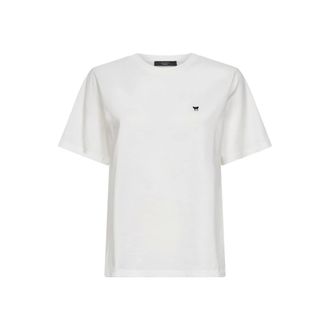 Max Mara T-Shirts, female, White, Size: XL Max Mara Weekend T-shirts and Polos White