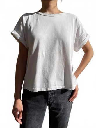 Le Bon Shoppe Vintage Fille Tee In Clean White