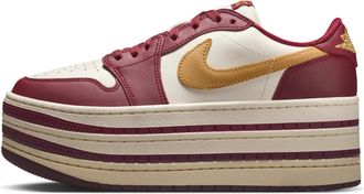 Nike Jordan Womens Air Jordan 1 Triple Stack Shoes in Red | HV8288-600