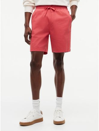 Tommy Hilfiger Mens Regular Fit 7 Garment-Dyed Short - Red - XXXL