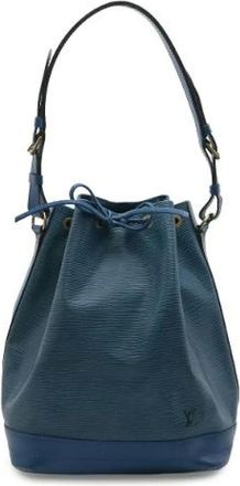 Louis Vuitton Pre-owned Bucket Bags, female, Blue, Size: ONE SIZE Pre-owned Epi Noe Shoulder Bag