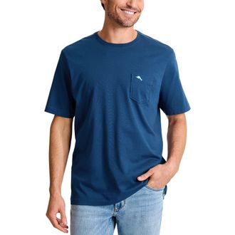 Tommy Bahama New Bali Sky Original Fit Pocket T-Shirt in Bering Blue at Nordstrom, Size Xxx-Large