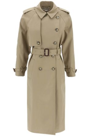 ELIE TAHARI BERGDORF GOODMAN Tan Trench Coat sale