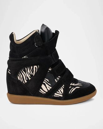 Isabel Marant Bekett Ring 50MM Suede High-Top Sneakers