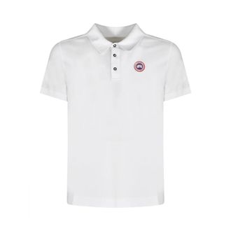 Canada Goose Tops, Heren, Wit, XL, Witte T-shirts en Polos