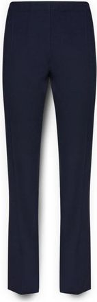 Elena Miro Slim Pants in Milano Stitch - Dames - Straight fit broeken - Blauw - 2XL - Nylon - Broeken