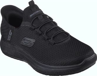 Skechers Mens Skechers Mens Summits - Colsin Slip-ins Work Trainers - Black - Size: 10.5