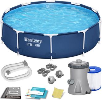 Bestway Piscina De Jard&iacute;n Con Estructura De 305 X 76 Cm 8 En 1 Bestway 56679