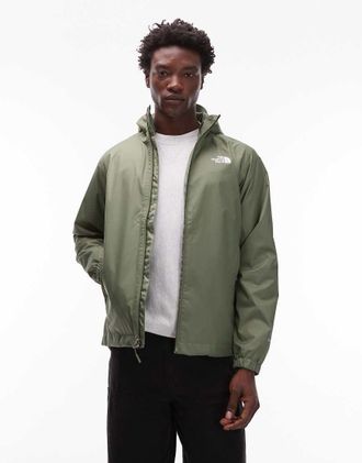 The North Face Quest - Giacca impermeabile verde chiaro con logo