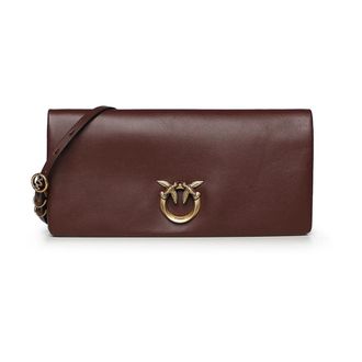 Pinko Cross Body Bags, female, Red, Size: ONE SIZE Click Soft Horizontal Crossbody Bag