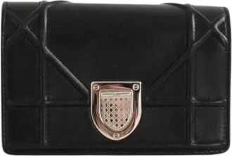 Dior Pre-owned Pochette Femme - Dames - Vintage Accessoires - Zwart - ONE Size - Leer - Vintage