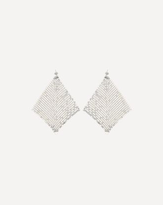 Paco Rabanne Pixel Chainmail Earrings Female UNI