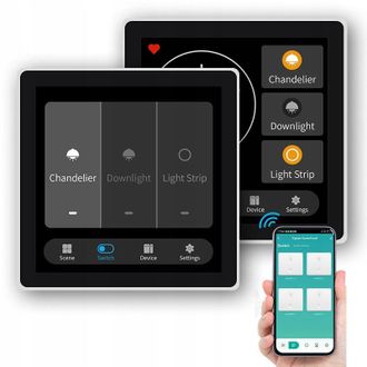 OEM Panel Lcd / Controlador De Escenas Tuya Zigbee