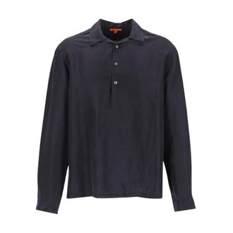 Barena Genga Polo - male - Barena Venezia - Polo Shirts - Blue - M - Tops