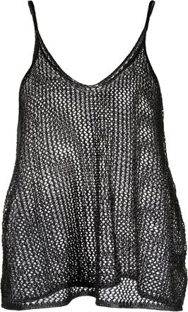 Dodo Bar Or Miles metallic knit top - women - Polyester - 40 - Black
