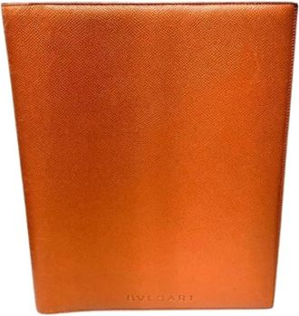 Bulgari unisex, Pre-owned, Bruin, Maat: ONE Size Leer