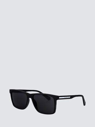Calvin Klein Jeans Occhiali da sole aviator in acetato con logo a contrasto