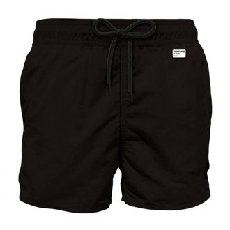 MC2 Saint Barth Beachwear, male, Black, Size: XL Lighting Pantone Swim Shorts