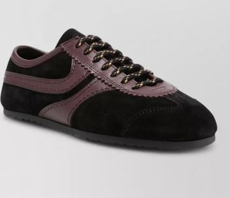 Dries Van Noten leather low-top sneakers