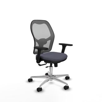 Piqueras y Crespo Silla De Oficina Piqueras Y Crespo Jorquera Gris Reposabrazos Ajustables