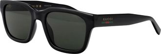 Gucci Zonnebril - Heren - Accessoires - Zwart - Maat: 55 MM