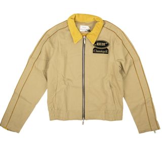 Rhude Tan Brown Cotton Twill Blouson Jacket