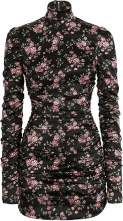 Dolce & Gabbana drapiertes Seidenkleid