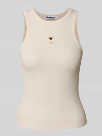 Review Tanktop mit Rundhalsausschnitt in Offwhite, Gr&ouml;&szlig;e XS