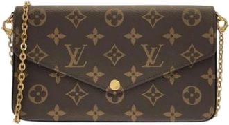 Louis Vuitton Borsa a spalla in tela rivestita Pre-owned - - Pre-owned - Donna - Marrone - ONE SIZE