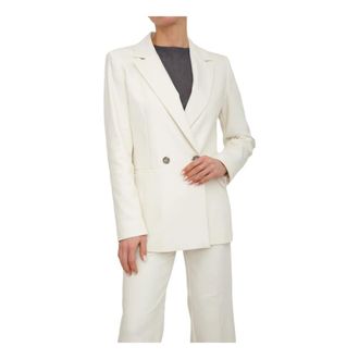 Marella Dames, Jassen, Wit, Maat: XL Katoen