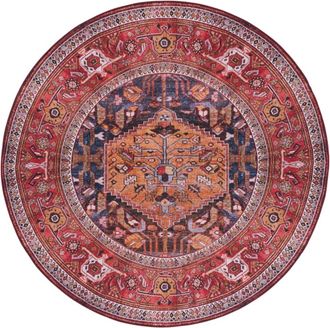 Safavieh Alfombra Azul Marino / Rojo 183 X 183 cm