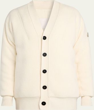Moncler x JIL SANDER Mens Wool Rib Cardigan
