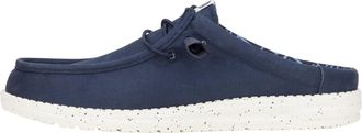 HeyDude Wally Slip Stretch Canvas, Men Shoes, Navy, 12 UK