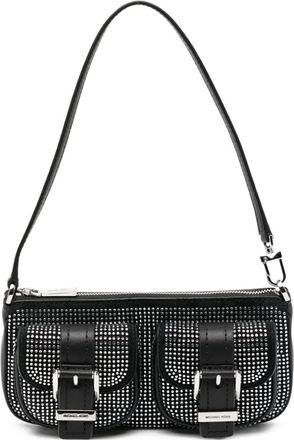 Michael Kors small Zoe shoulder bag - women - Calf Leather - One Size - Black