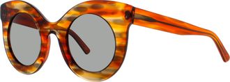 Andy Wolf Sunglasses ORANGE/BROWN