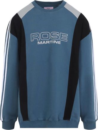 Martine Rose Felpa con inserti - Blu