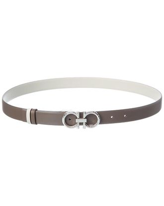 Ferragamo Ferragamo Gancini Reversible Leather Belt