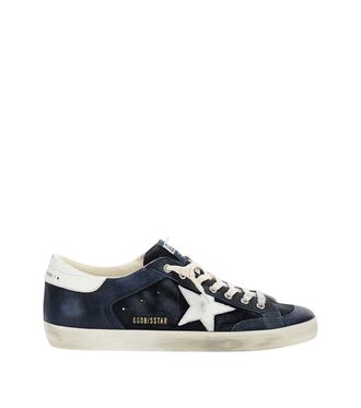Golden Goose Dark Blue Super Star Sneakers