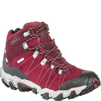 Oboz Footwear Womens Bridger Mid Hiking Boots In Rio Red