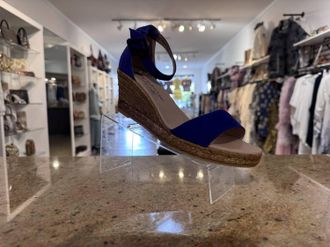 Eric Michael Womens Milan Sandals In Blue