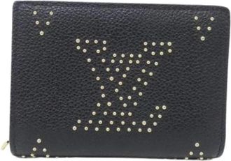 Louis Vuitton Pre-owned Bi-fold Portemonnee - Dames - Vintage Accessoires - Zwart - ONE Size - Leer - Vintage